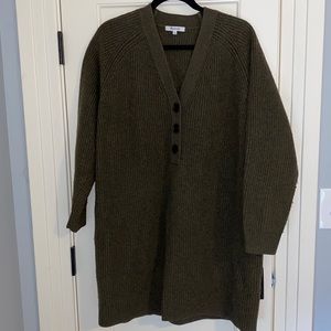 Cozy Madewell heavy knit sweater dress/tunic